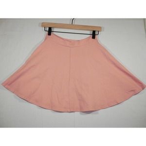 Vtg Charlotte Russe Mini Skirt Sz M Pink Flared A-Line